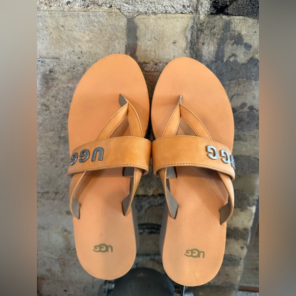 UGG Shoes - UGG Luna Logo Charm Sandals